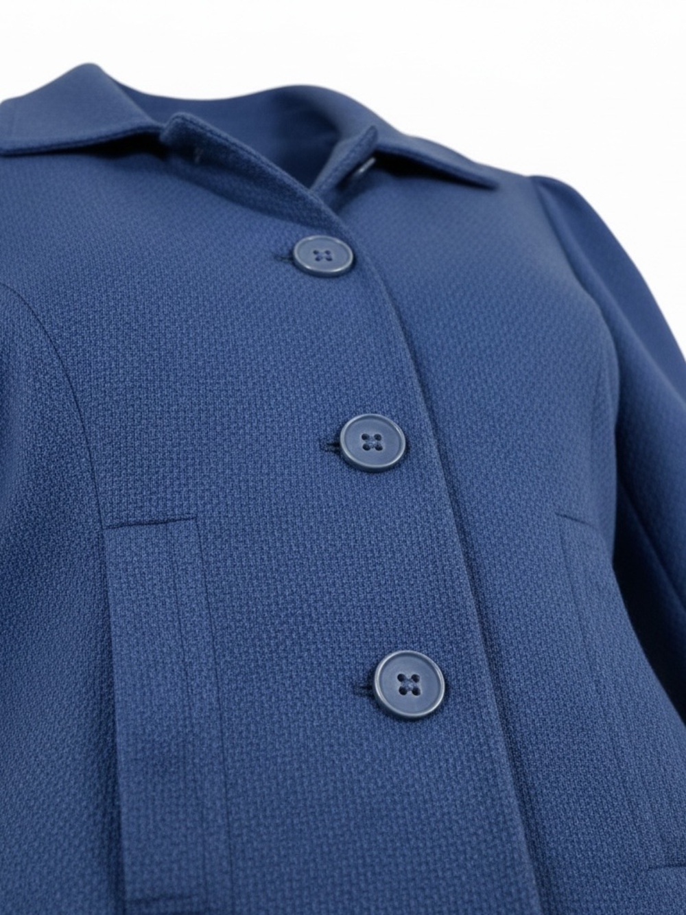 [Dialogue] Classic Navy Women's Button-Front Coat/Pea Coat